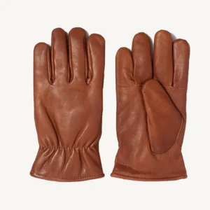 Grain Leather Driver Gloves Cold Resistant