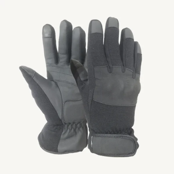 Biker Gloves – Hard Shell Knuckles - Image 2