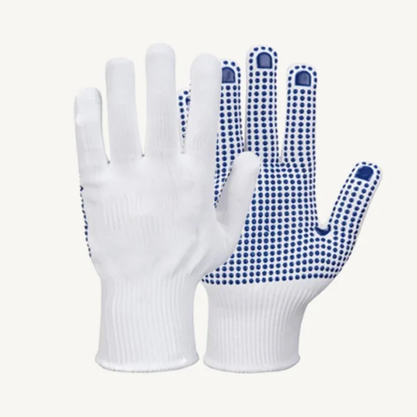 Polyester Knit Gloves Pvc Dotted Gloves - Image 2