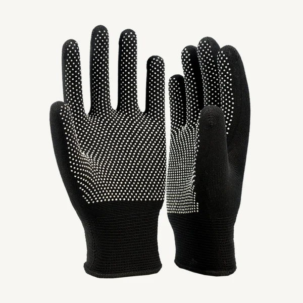 Polyester Knit Gloves Pvc Dotted Gloves - Image 4