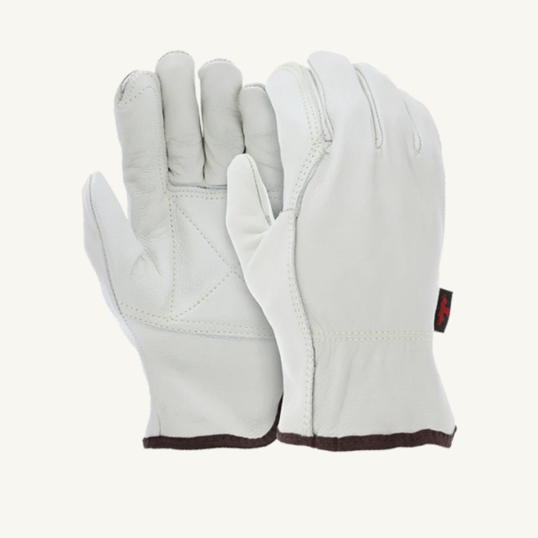 Premium Goat Skin Grain Leather Driving Gloves