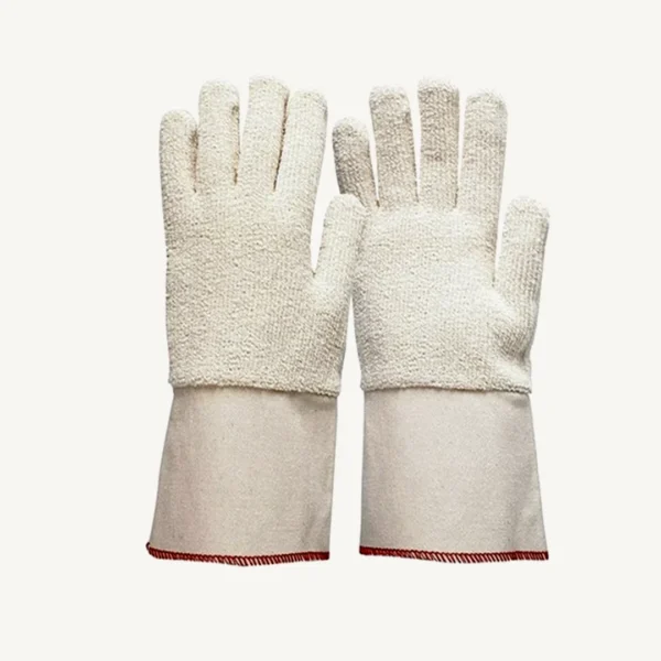 Seamless Knit Terry Gloves - Image 3