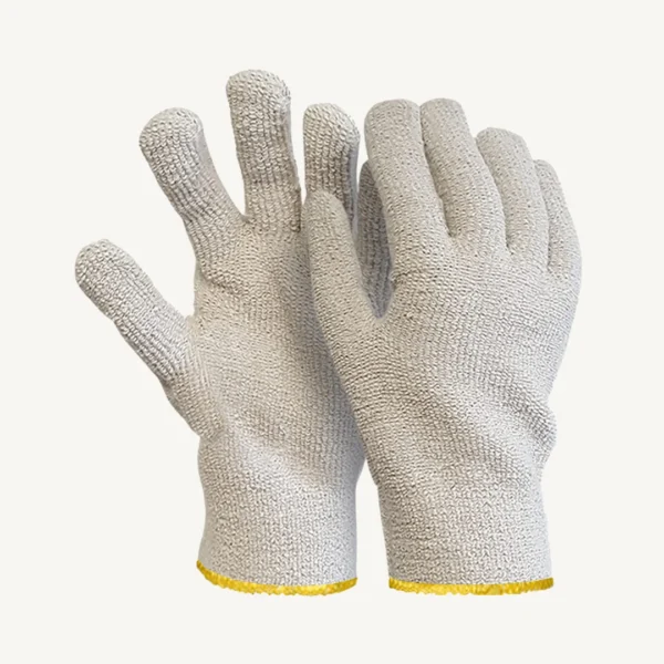 Seamless Knit Terry Gloves - Image 4