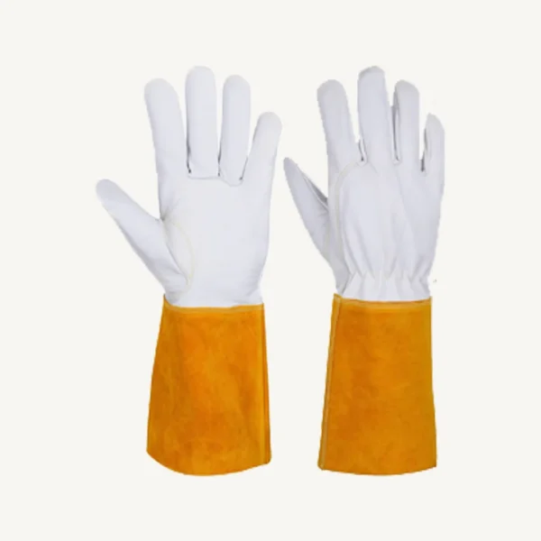 Tig Welding Gloves Grain Palm Split Cuff - Image 2