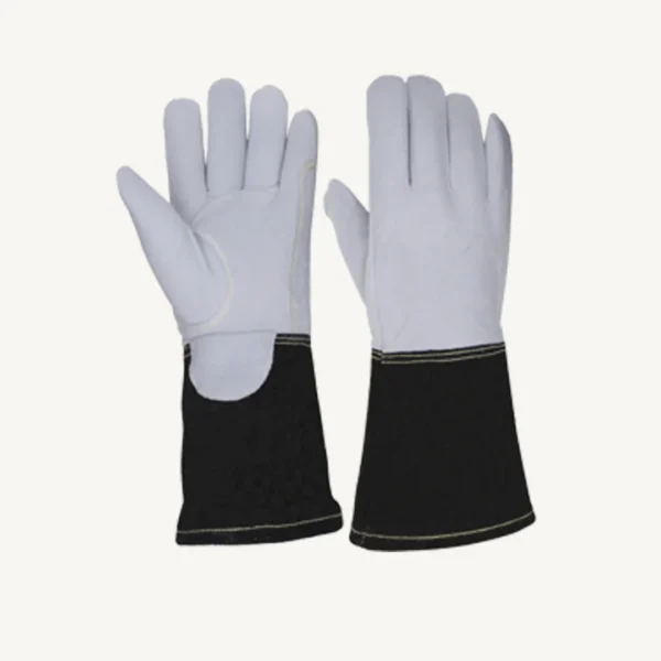 Tig Welding Gloves Grain Palm Split Cuff - Image 3