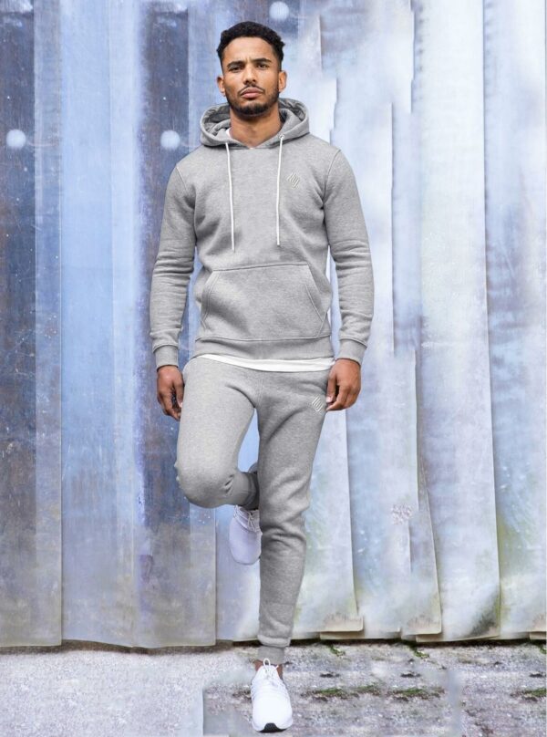 Mens Black Essential Hoodies - Image 2
